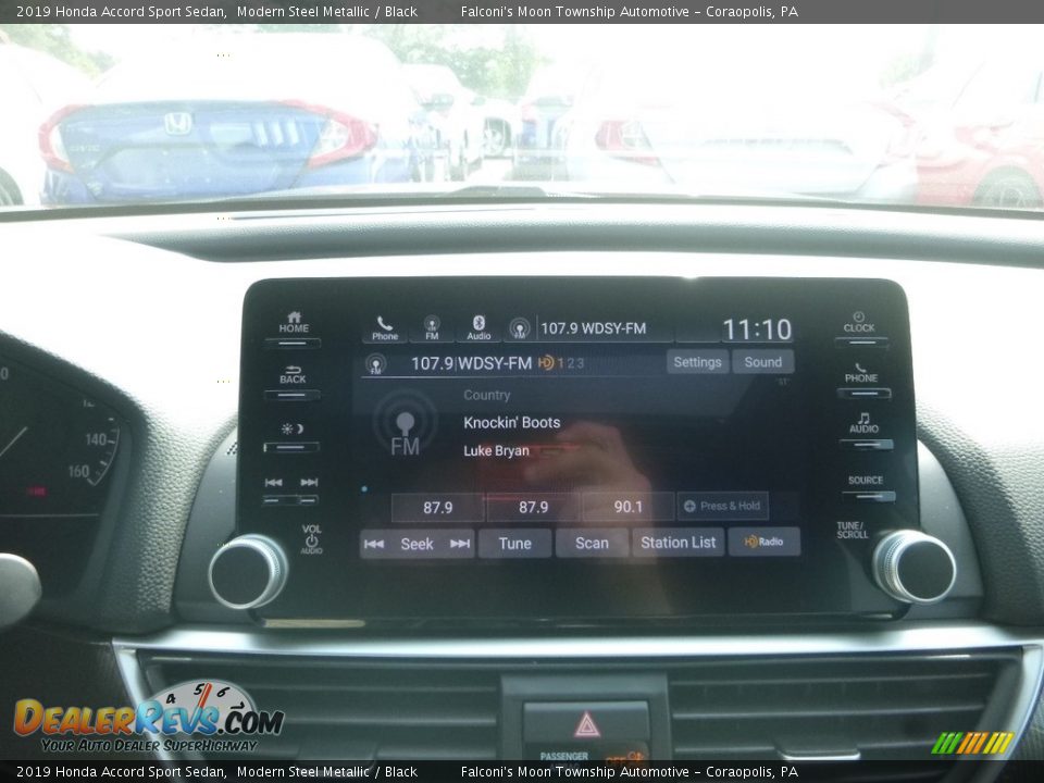 2019 Honda Accord Sport Sedan Modern Steel Metallic / Black Photo #14