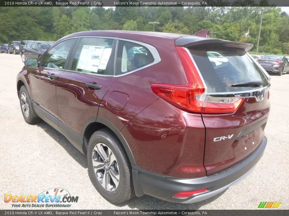 2019 Honda CR-V LX AWD Basque Red Pearl II / Gray Photo #2