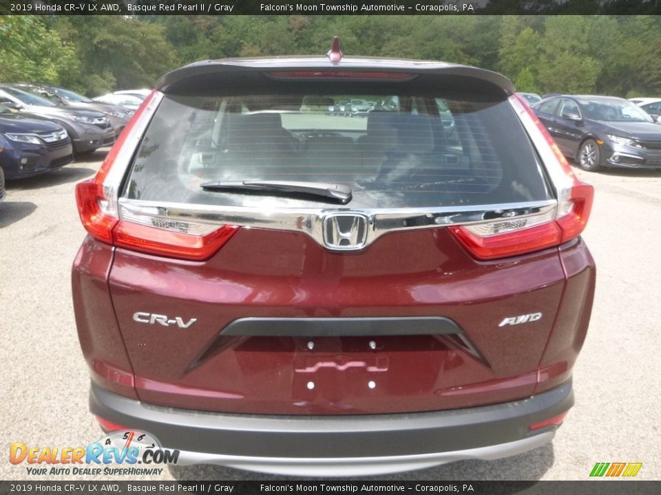 2019 Honda CR-V LX AWD Basque Red Pearl II / Gray Photo #3