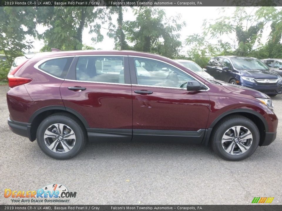 2019 Honda CR-V LX AWD Basque Red Pearl II / Gray Photo #5