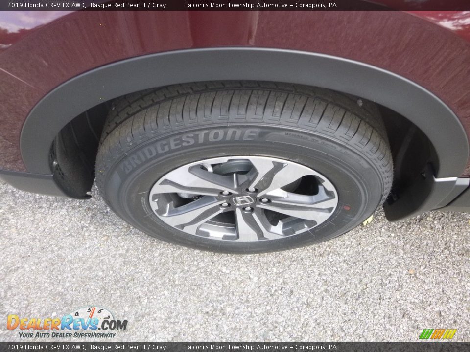 2019 Honda CR-V LX AWD Basque Red Pearl II / Gray Photo #8