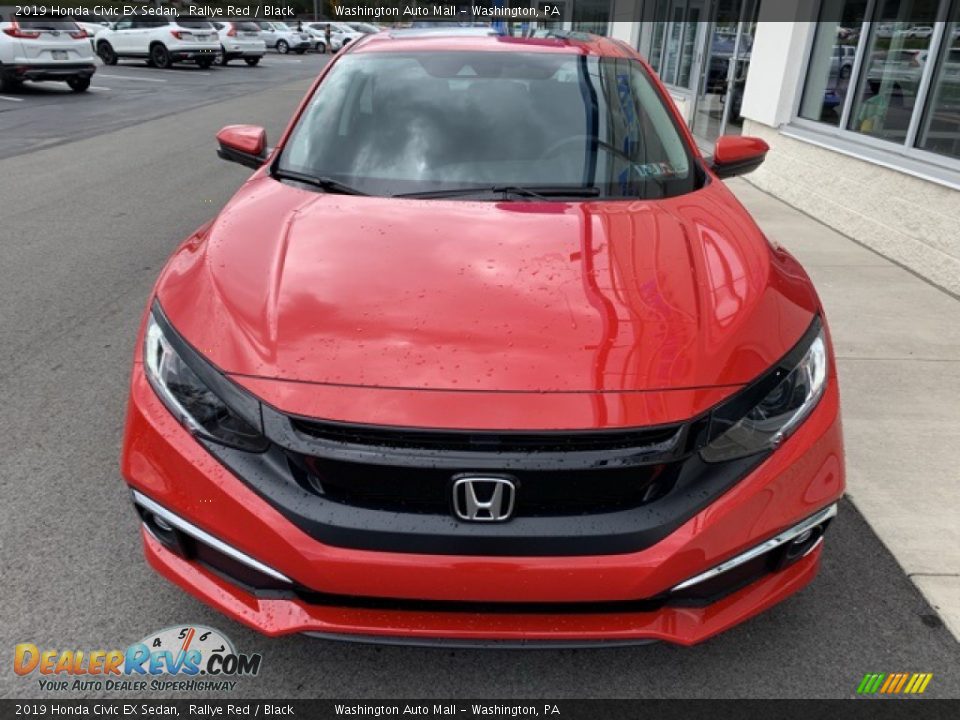 2019 Honda Civic EX Sedan Rallye Red / Black Photo #3