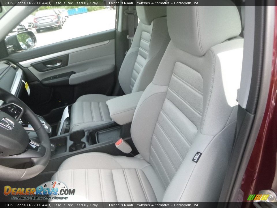 2019 Honda CR-V LX AWD Basque Red Pearl II / Gray Photo #9