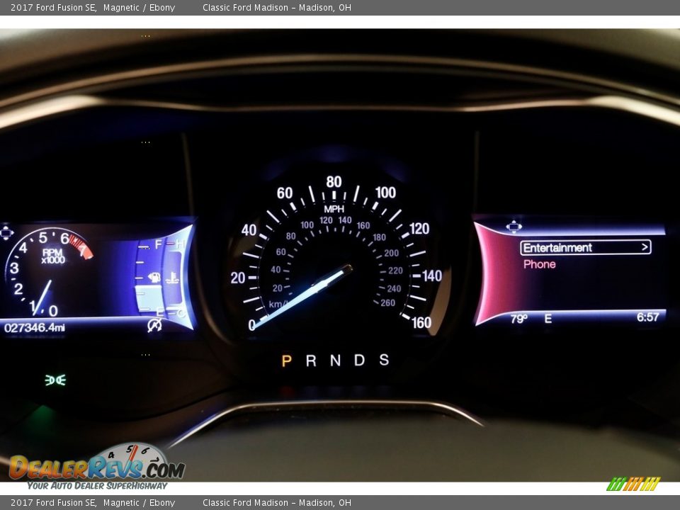 2017 Ford Fusion SE Magnetic / Ebony Photo #9