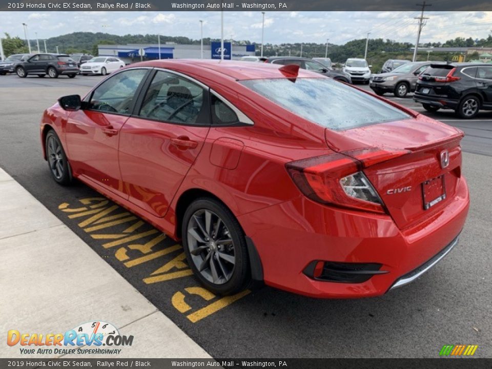 2019 Honda Civic EX Sedan Rallye Red / Black Photo #5