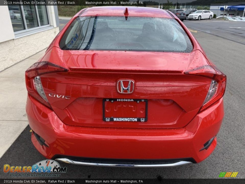 2019 Honda Civic EX Sedan Rallye Red / Black Photo #6