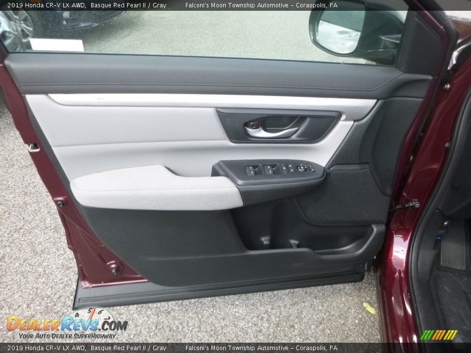 2019 Honda CR-V LX AWD Basque Red Pearl II / Gray Photo #12