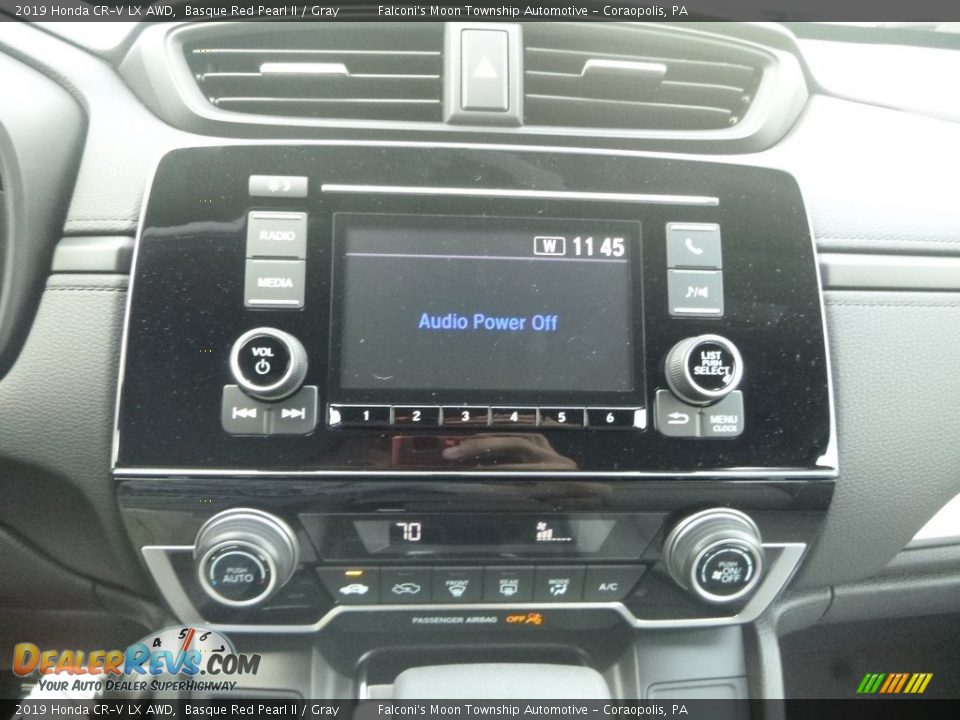 2019 Honda CR-V LX AWD Basque Red Pearl II / Gray Photo #14