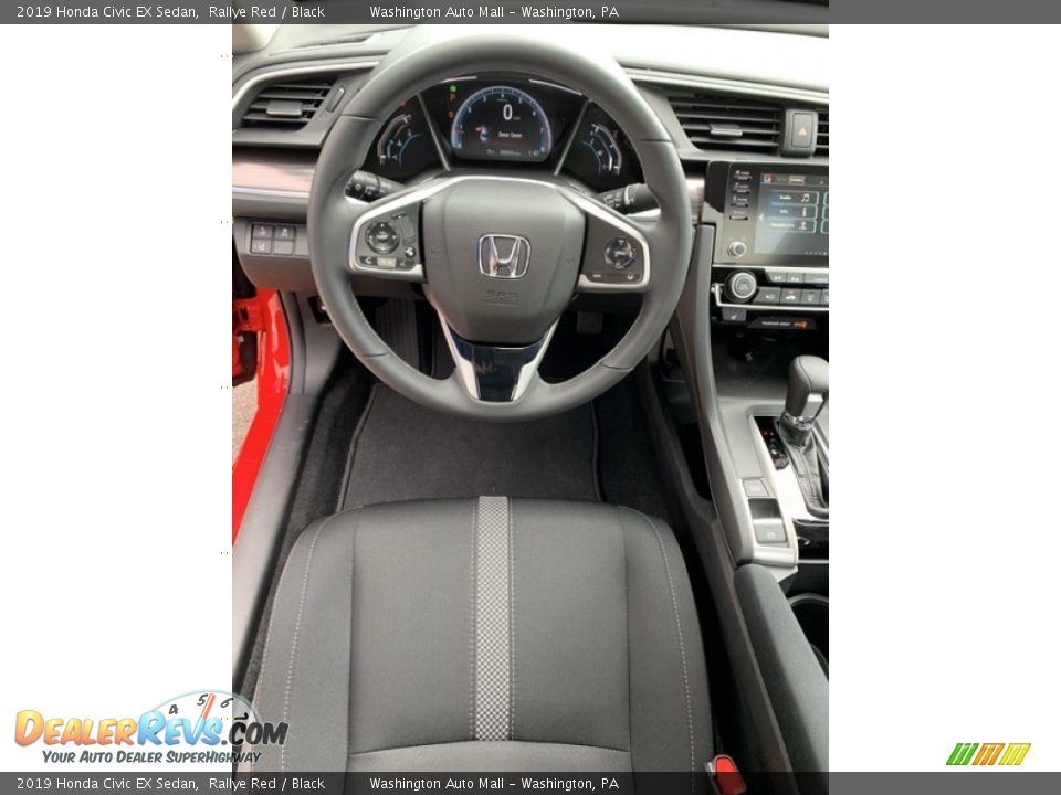 2019 Honda Civic EX Sedan Rallye Red / Black Photo #13