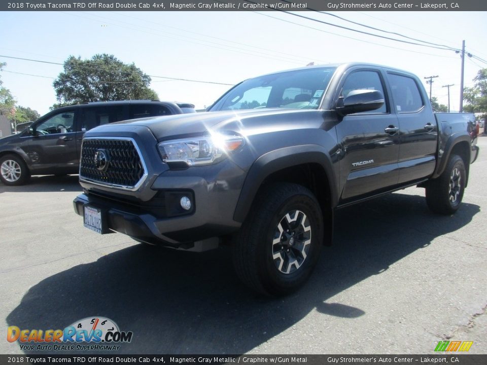 2018 Toyota Tacoma TRD Off Road Double Cab 4x4 Magnetic Gray Metallic / Graphite w/Gun Metal Photo #2