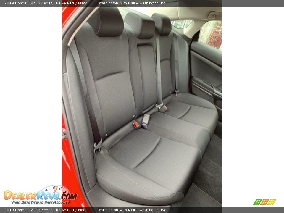 Rear Seat of 2019 Honda Civic EX Sedan Photo #23