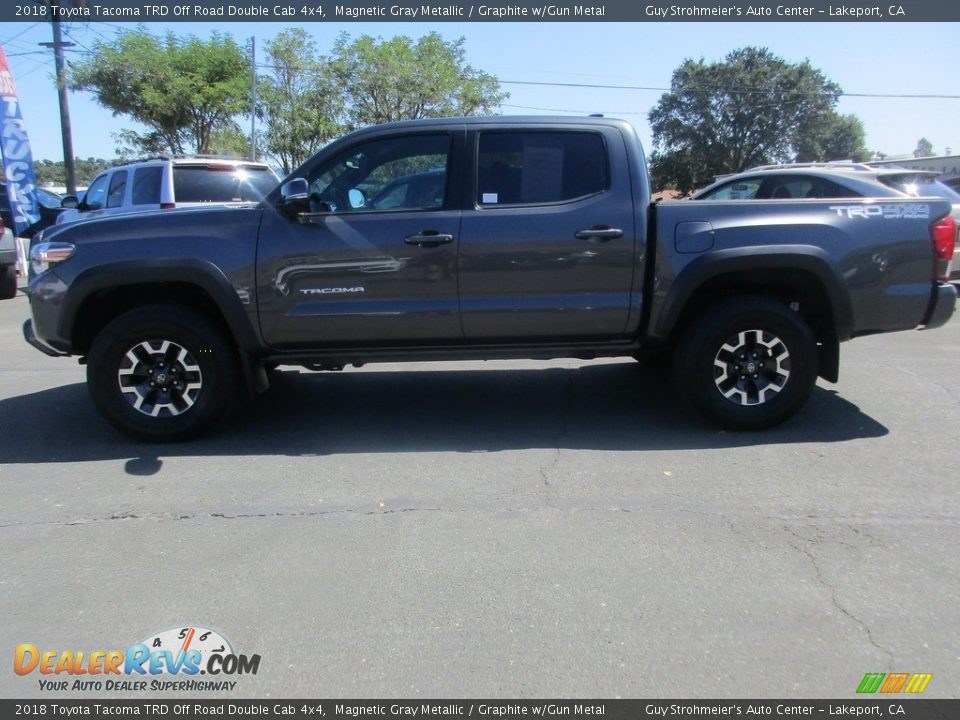 2018 Toyota Tacoma TRD Off Road Double Cab 4x4 Magnetic Gray Metallic / Graphite w/Gun Metal Photo #4
