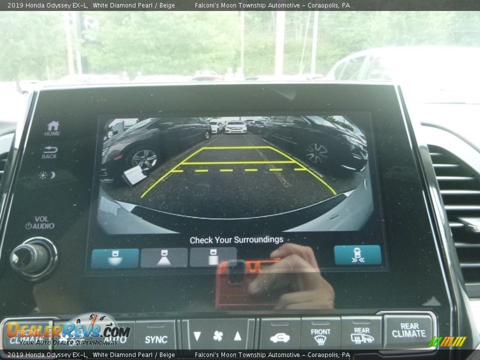 2019 Honda Odyssey EX-L White Diamond Pearl / Beige Photo #14