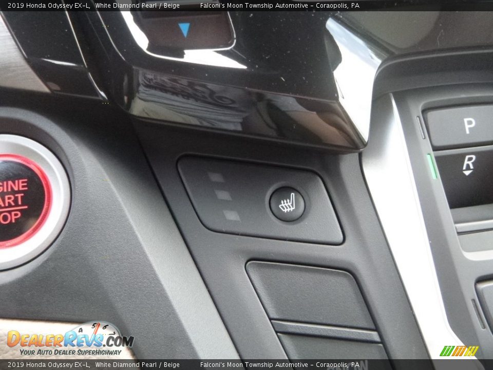 2019 Honda Odyssey EX-L White Diamond Pearl / Beige Photo #15