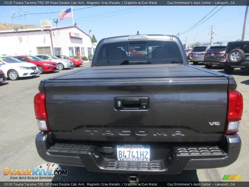 2018 Toyota Tacoma TRD Off Road Double Cab 4x4 Magnetic Gray Metallic / Graphite w/Gun Metal Photo #7
