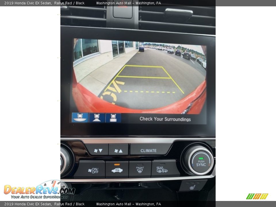 2019 Honda Civic EX Sedan Rallye Red / Black Photo #32