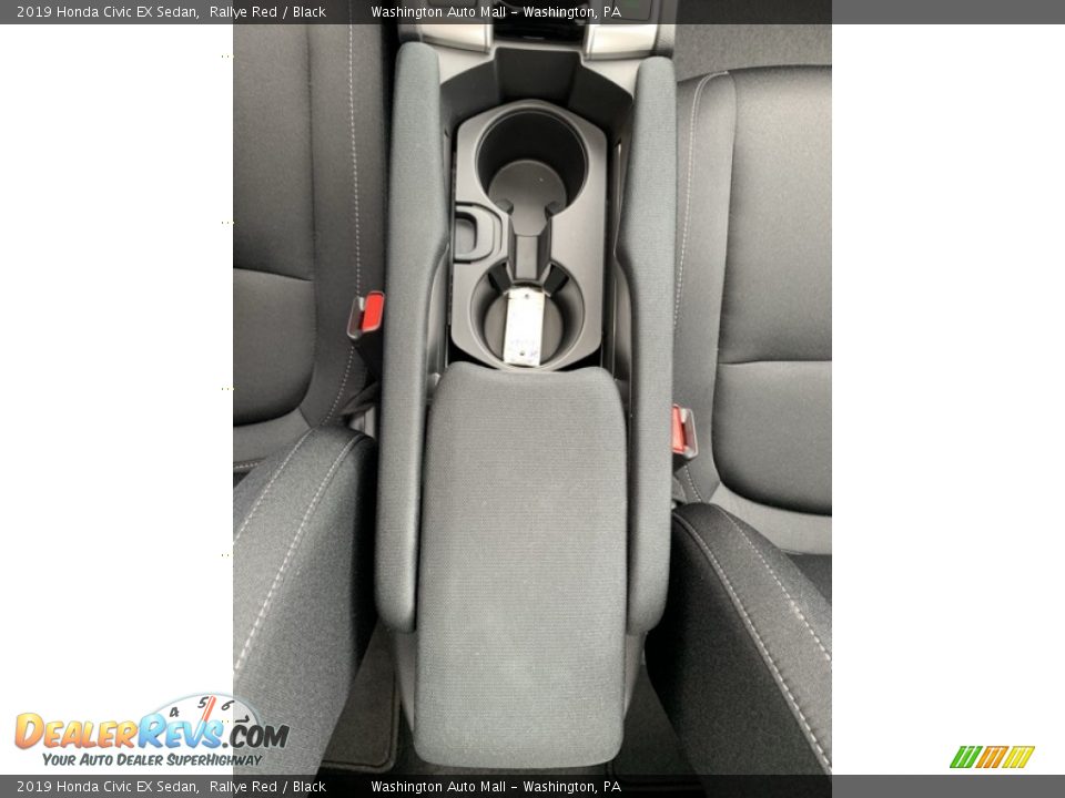 2019 Honda Civic EX Sedan Rallye Red / Black Photo #34