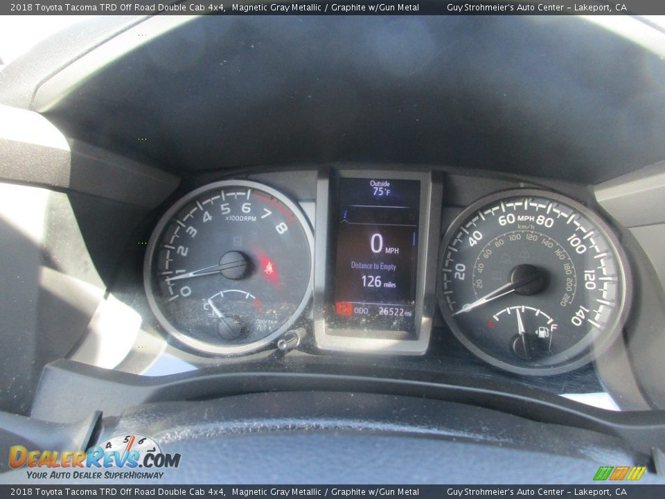 2018 Toyota Tacoma TRD Off Road Double Cab 4x4 Magnetic Gray Metallic / Graphite w/Gun Metal Photo #9