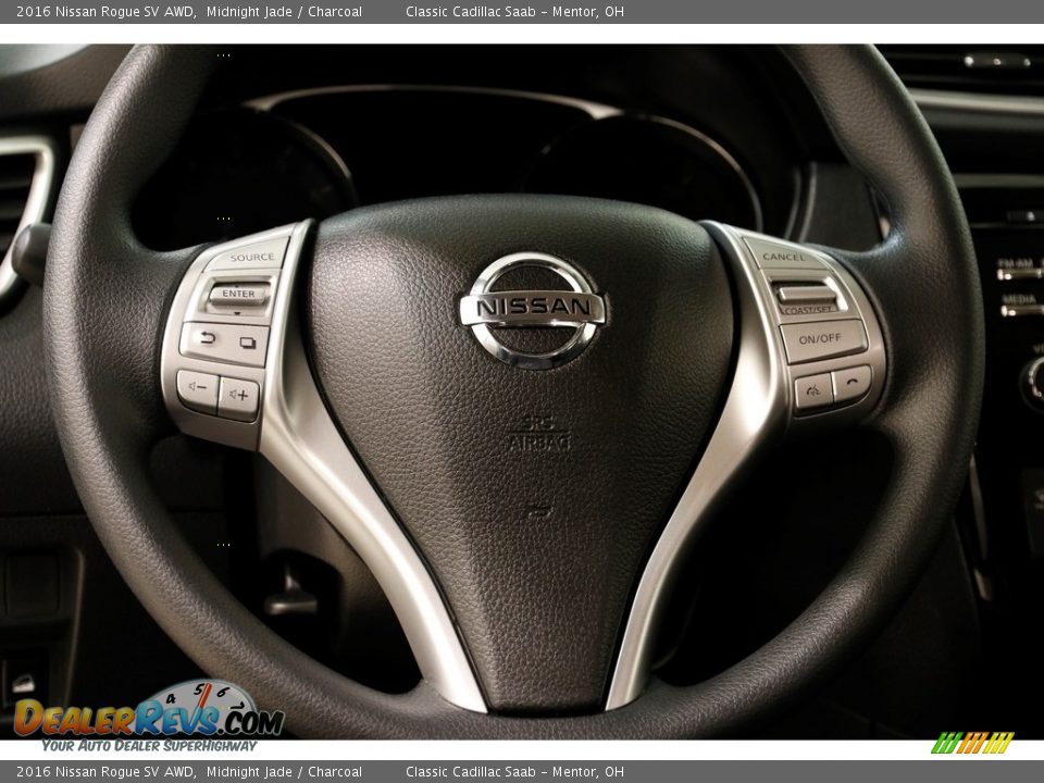 2016 Nissan Rogue SV AWD Midnight Jade / Charcoal Photo #8