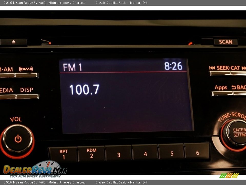 2016 Nissan Rogue SV AWD Midnight Jade / Charcoal Photo #11