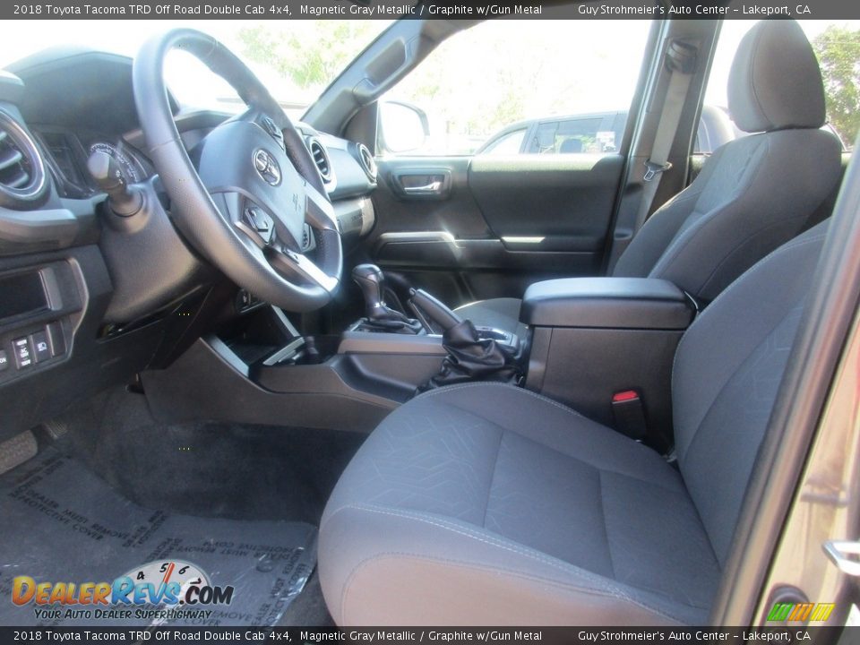 2018 Toyota Tacoma TRD Off Road Double Cab 4x4 Magnetic Gray Metallic / Graphite w/Gun Metal Photo #15