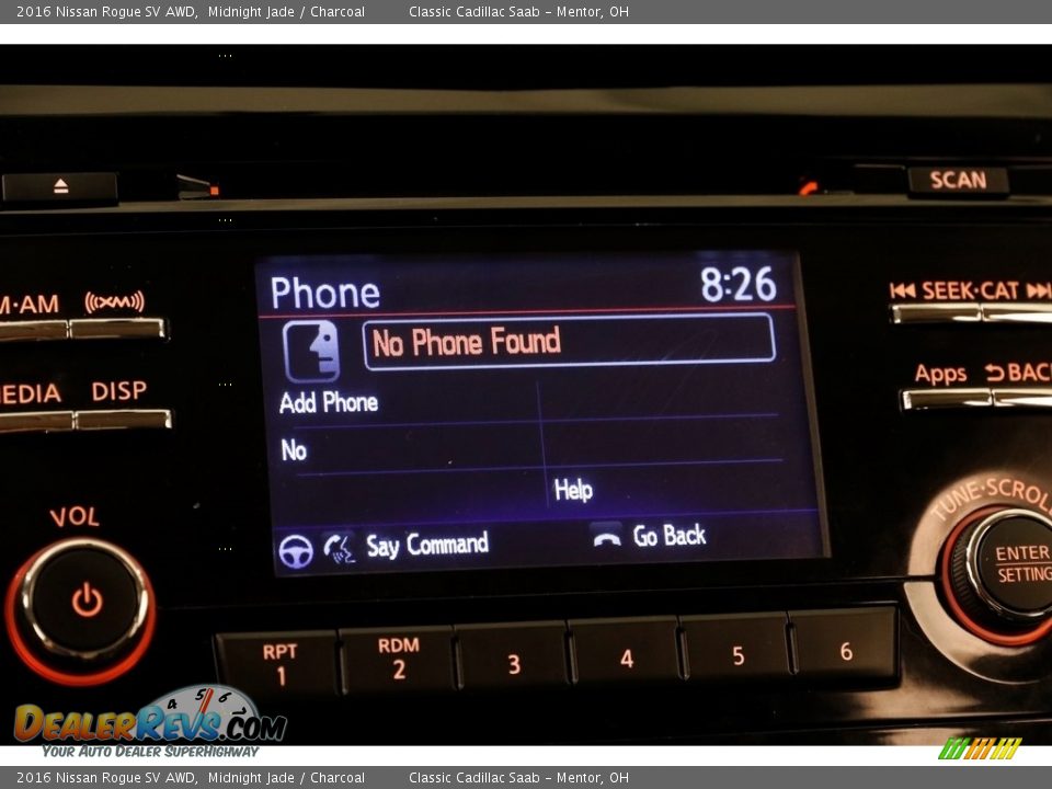 2016 Nissan Rogue SV AWD Midnight Jade / Charcoal Photo #12