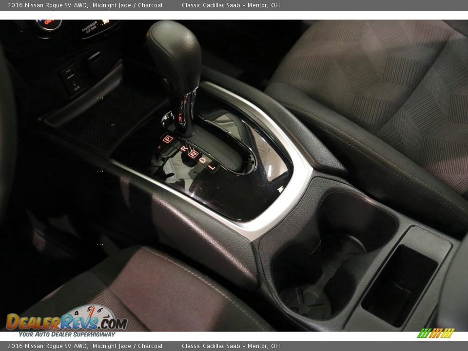 2016 Nissan Rogue SV AWD Midnight Jade / Charcoal Photo #14