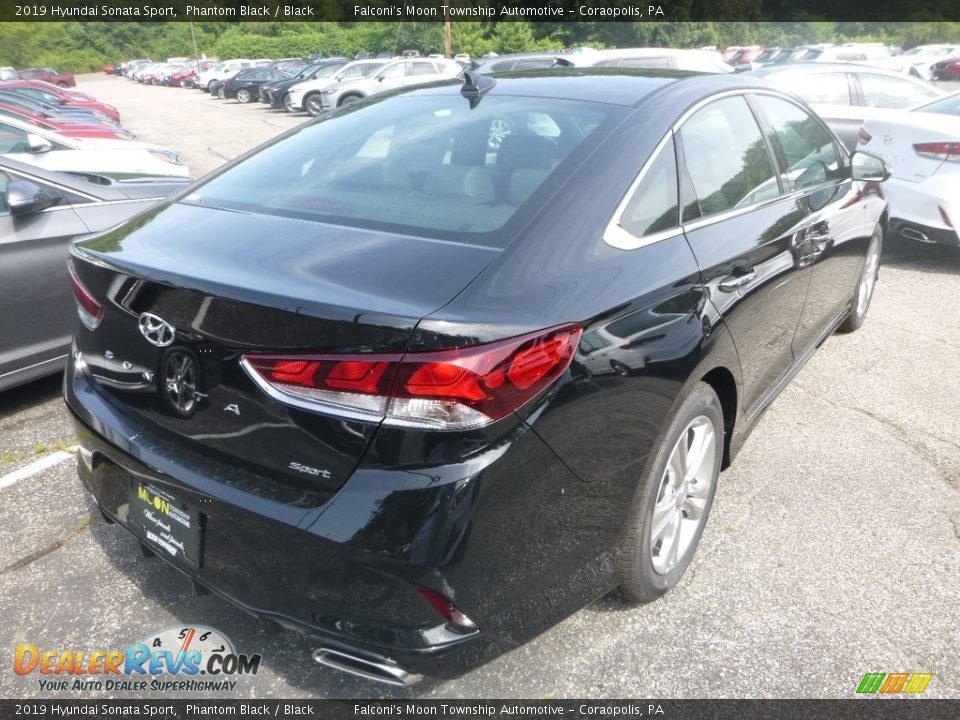 2019 Hyundai Sonata Sport Phantom Black / Black Photo #2