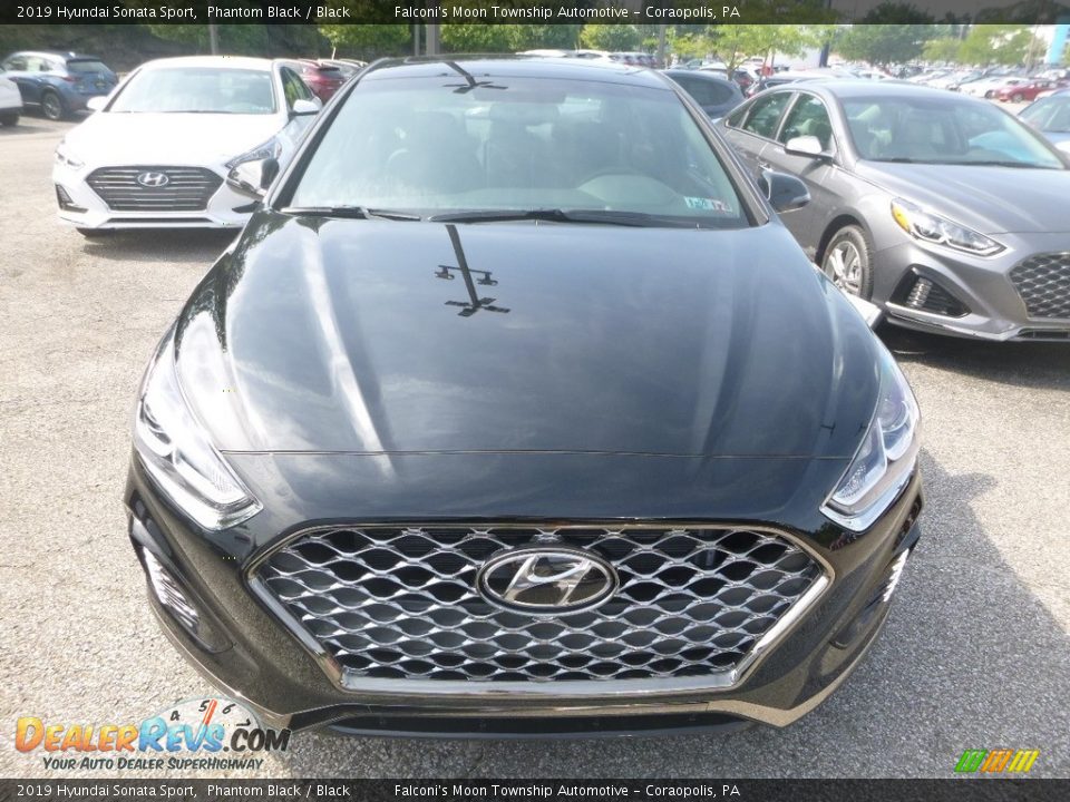 2019 Hyundai Sonata Sport Phantom Black / Black Photo #4