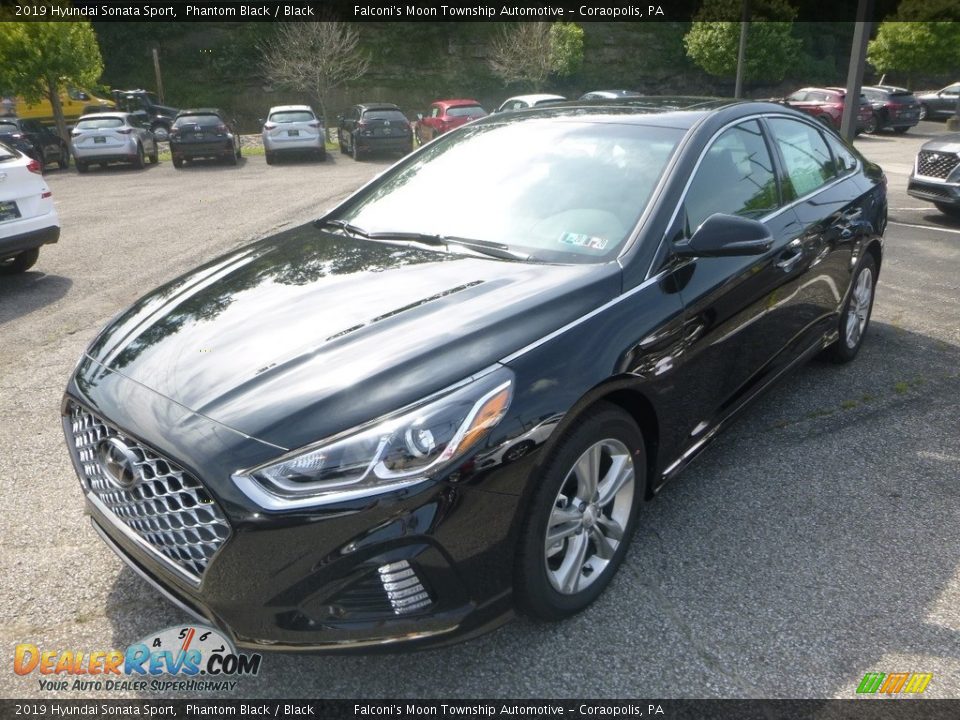 2019 Hyundai Sonata Sport Phantom Black / Black Photo #5