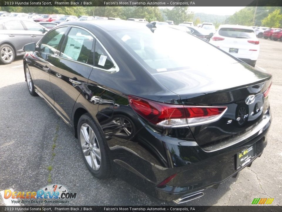 2019 Hyundai Sonata Sport Phantom Black / Black Photo #6
