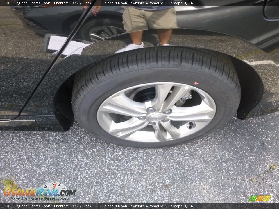 2019 Hyundai Sonata Sport Phantom Black / Black Photo #7