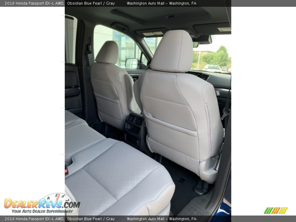 2019 Honda Passport EX-L AWD Obsidian Blue Pearl / Gray Photo #26