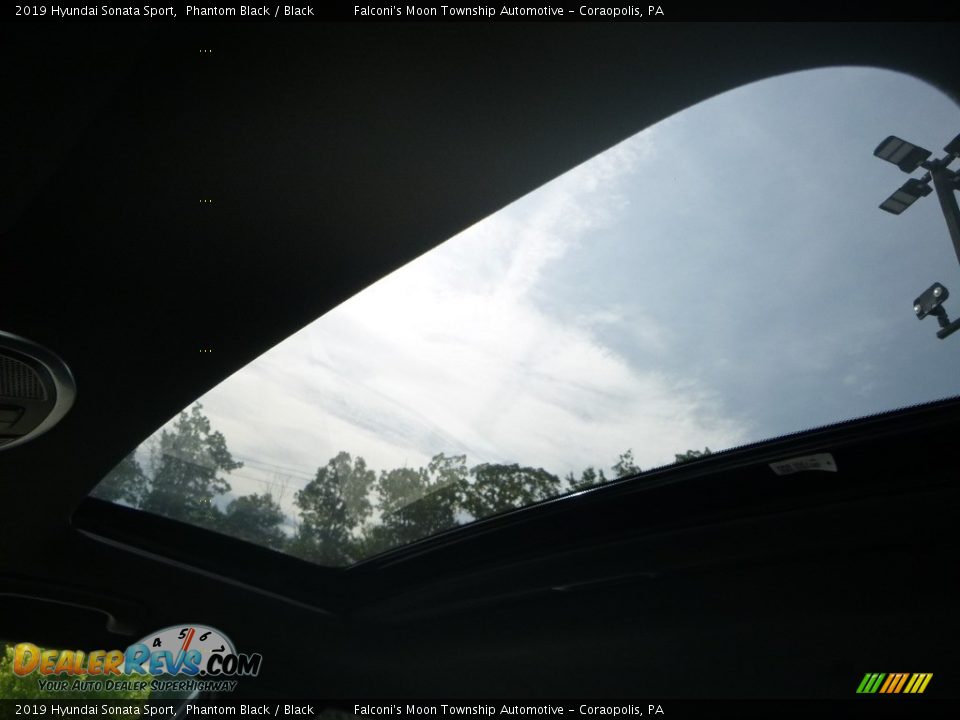 2019 Hyundai Sonata Sport Phantom Black / Black Photo #14