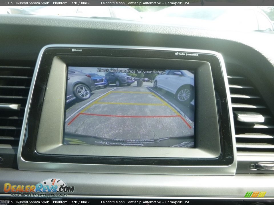 2019 Hyundai Sonata Sport Phantom Black / Black Photo #15