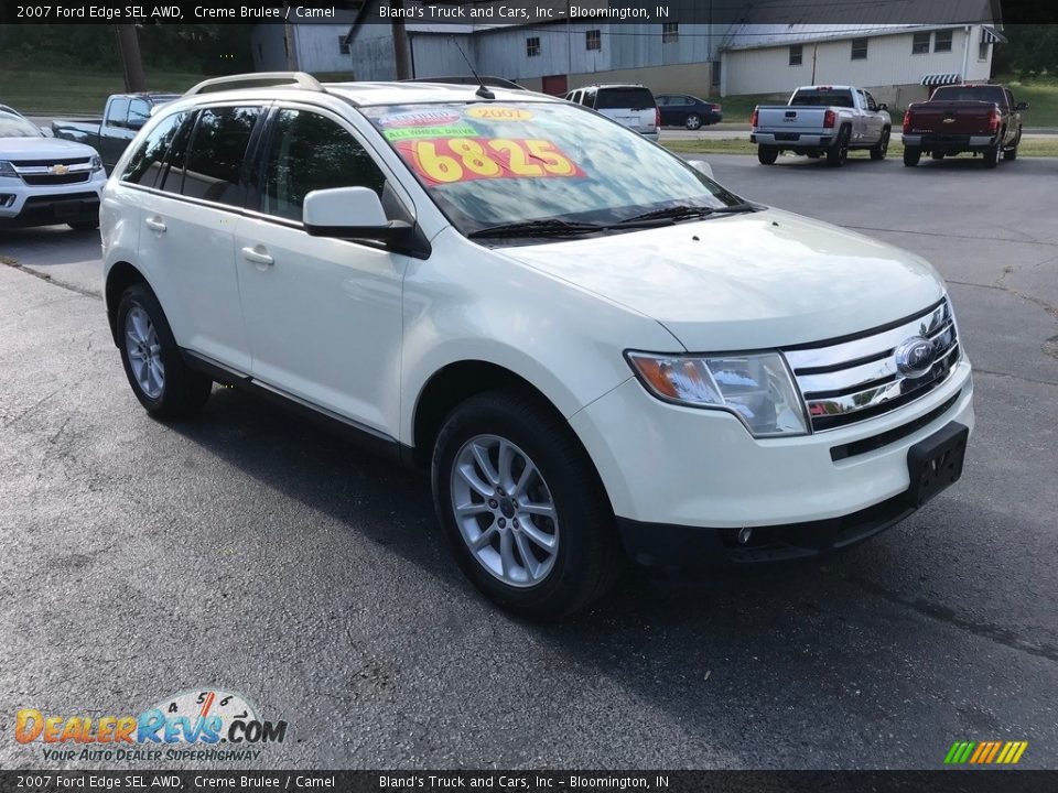 2007 Ford Edge SEL AWD Creme Brulee / Camel Photo #4
