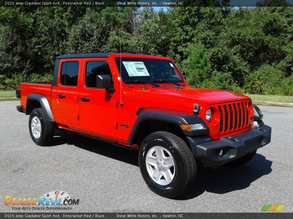 2020 Jeep Gladiator Sport 4x4 Firecracker Red / Black Photo #4