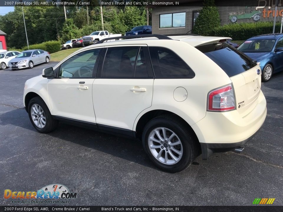 2007 Ford Edge SEL AWD Creme Brulee / Camel Photo #10