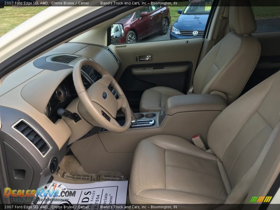 2007 Ford Edge SEL AWD Creme Brulee / Camel Photo #13
