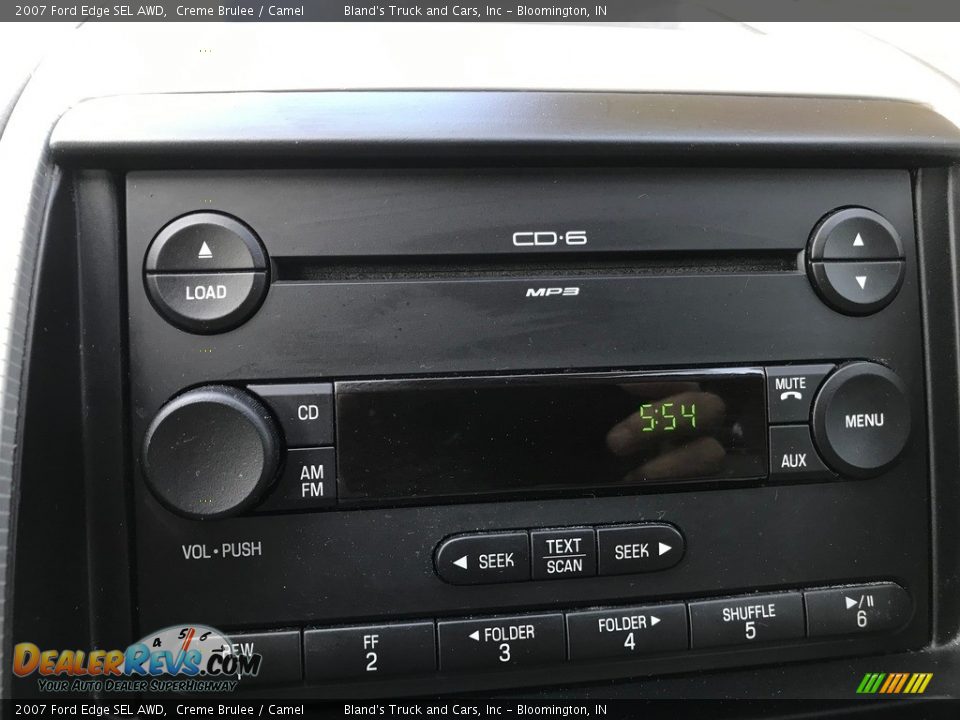 2007 Ford Edge SEL AWD Creme Brulee / Camel Photo #21