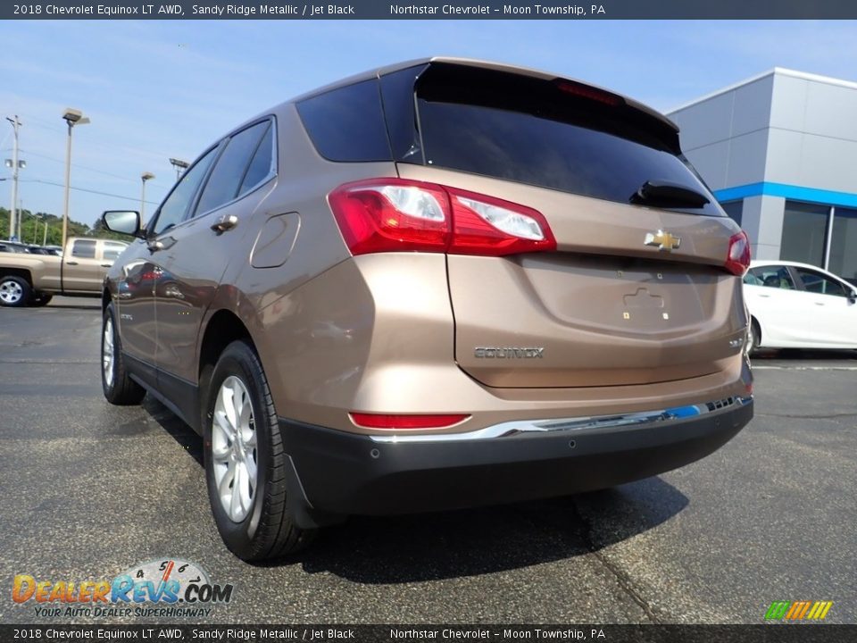 2018 Chevrolet Equinox LT AWD Sandy Ridge Metallic / Jet Black Photo #5