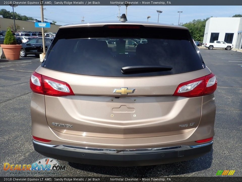 2018 Chevrolet Equinox LT AWD Sandy Ridge Metallic / Jet Black Photo #6