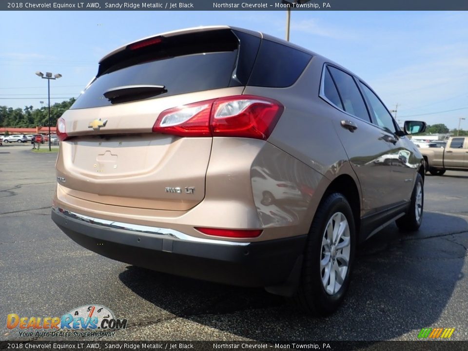 2018 Chevrolet Equinox LT AWD Sandy Ridge Metallic / Jet Black Photo #8