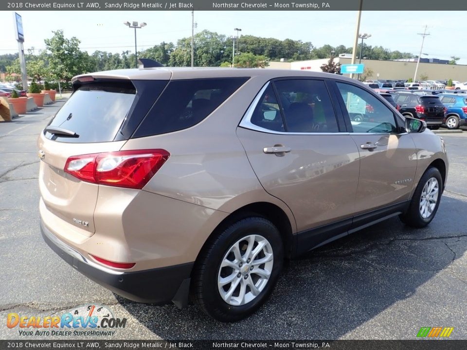 2018 Chevrolet Equinox LT AWD Sandy Ridge Metallic / Jet Black Photo #9