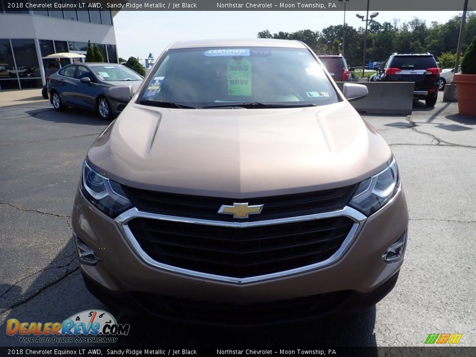 2018 Chevrolet Equinox LT AWD Sandy Ridge Metallic / Jet Black Photo #13