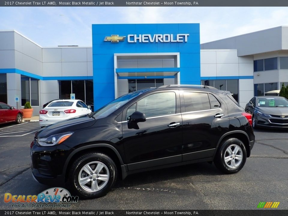 2017 Chevrolet Trax LT AWD Mosaic Black Metallic / Jet Black Photo #1