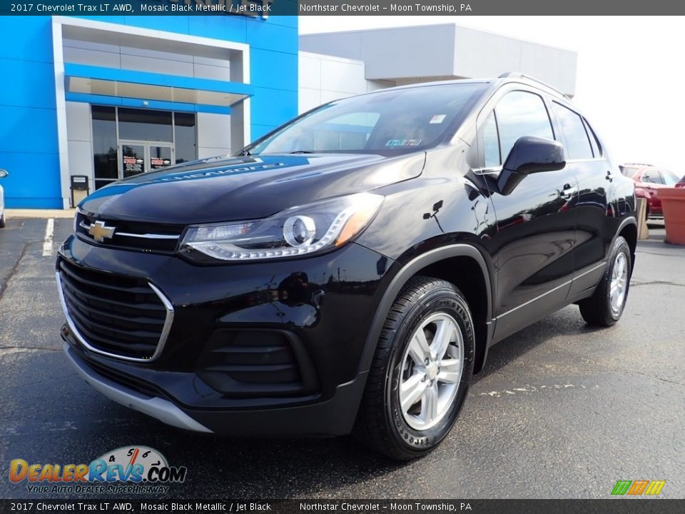 2017 Chevrolet Trax LT AWD Mosaic Black Metallic / Jet Black Photo #2