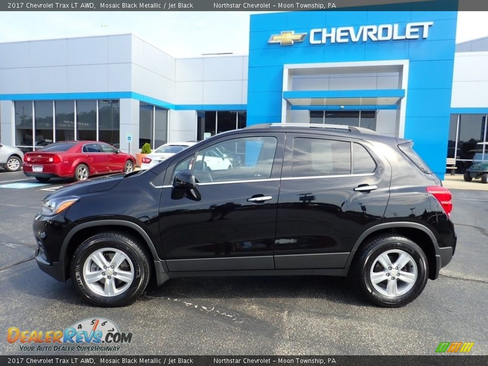 2017 Chevrolet Trax LT AWD Mosaic Black Metallic / Jet Black Photo #3