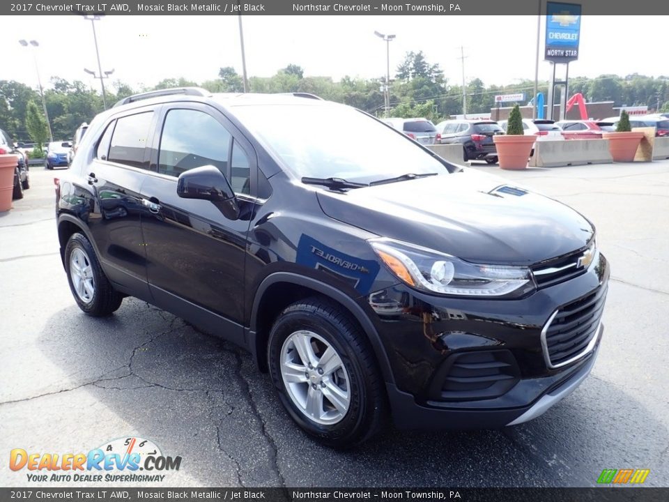 2017 Chevrolet Trax LT AWD Mosaic Black Metallic / Jet Black Photo #11