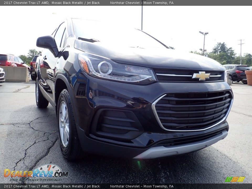 2017 Chevrolet Trax LT AWD Mosaic Black Metallic / Jet Black Photo #12
